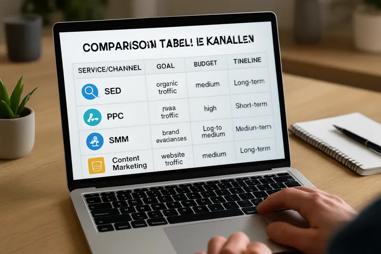 Belangrijkste diensten en kanalen