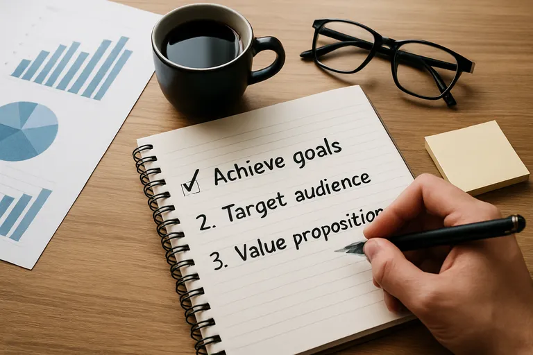 Fundament: doelen, doelgroep en propositie