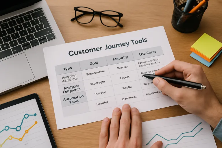 Soorten customer journey tools en wanneer je welke kiest
